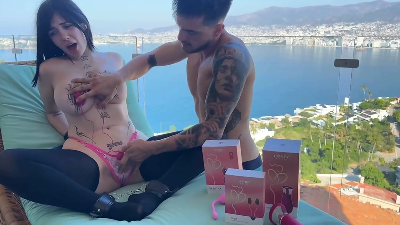 LilMilk69 Gets Bound & Pleasured With Sex Toys